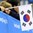GANGNEUNG, SOUTH KOREA - FEBRUARY 20: Korean fan holding the country flag during qualifaction round action against Finland at the PyeongChang 2018 Olympic Winter Games. (Photo by Andre Ringuette/HHOF-IIHF Images)

